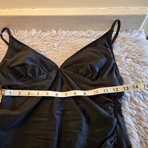Cupshe Black One Piece Swimsuit Size Large NWT - Picture 12 of 16